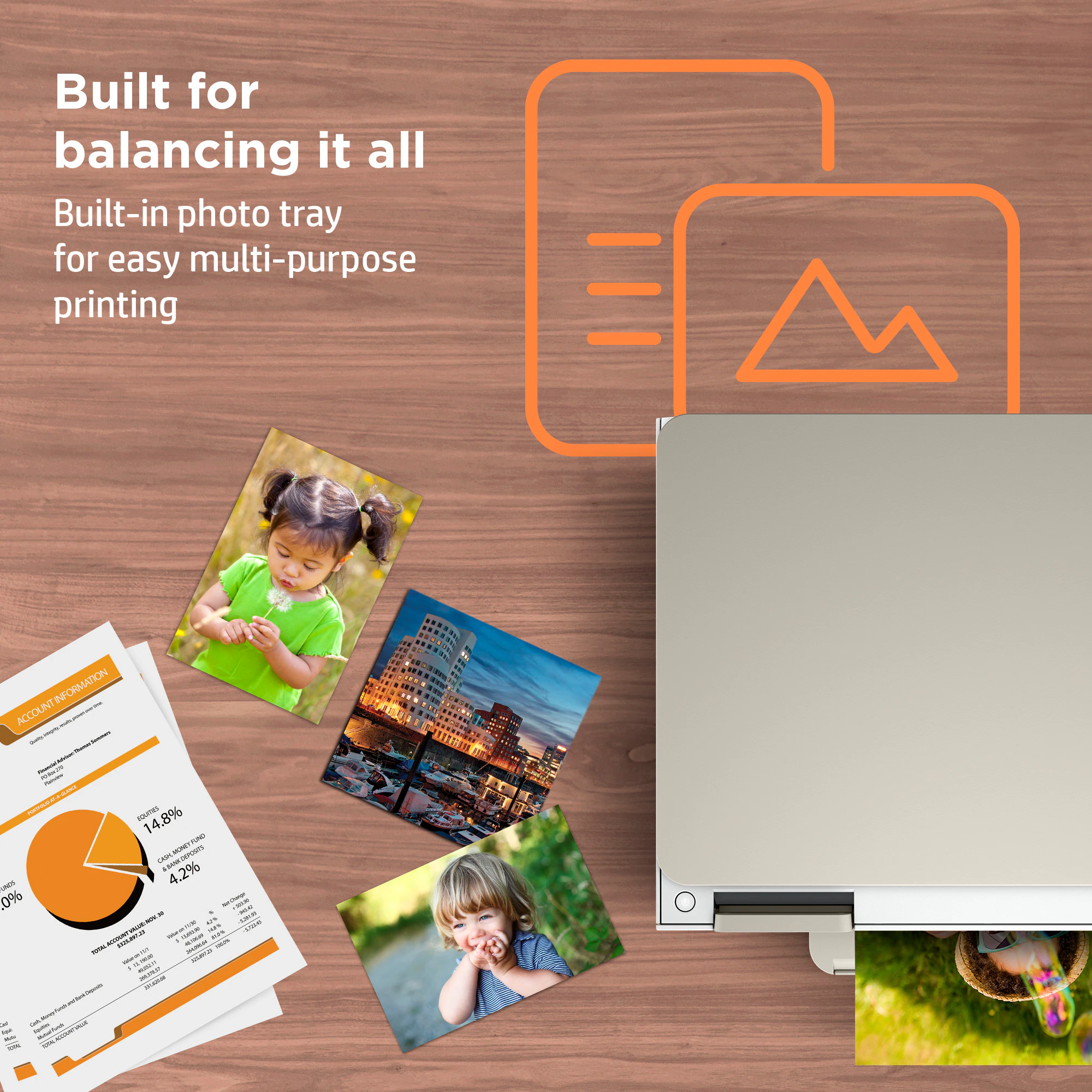 Envy 7255e Wireless Photo All-in-One Color Inkjet Printer for Home and Creative Printing - Image 5