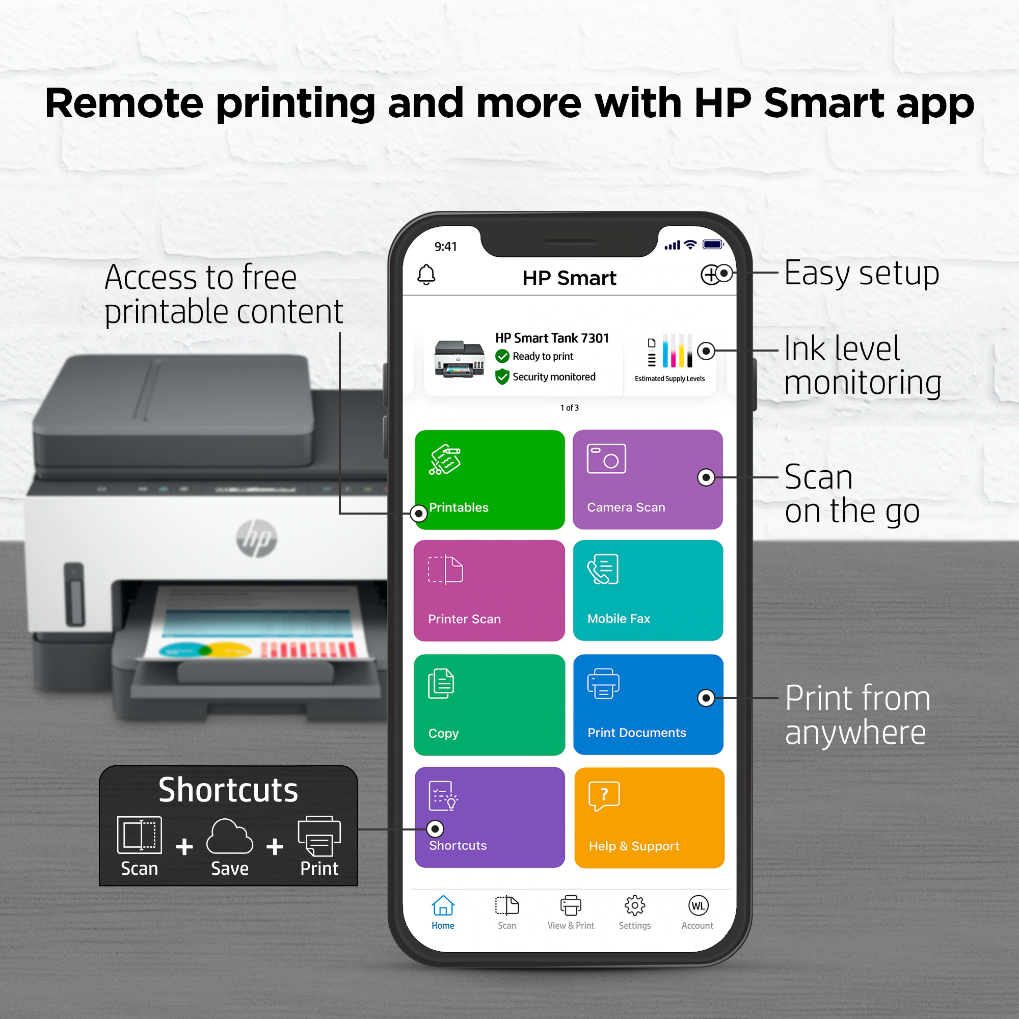 Smart Tank 7301 Wireless All-in-One Ink Tank Printer for Home and Office Printing - Image 5